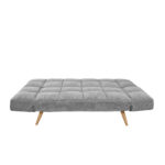 Lm-58 Dark Grey Velvet Extendable Sofa - Image 5