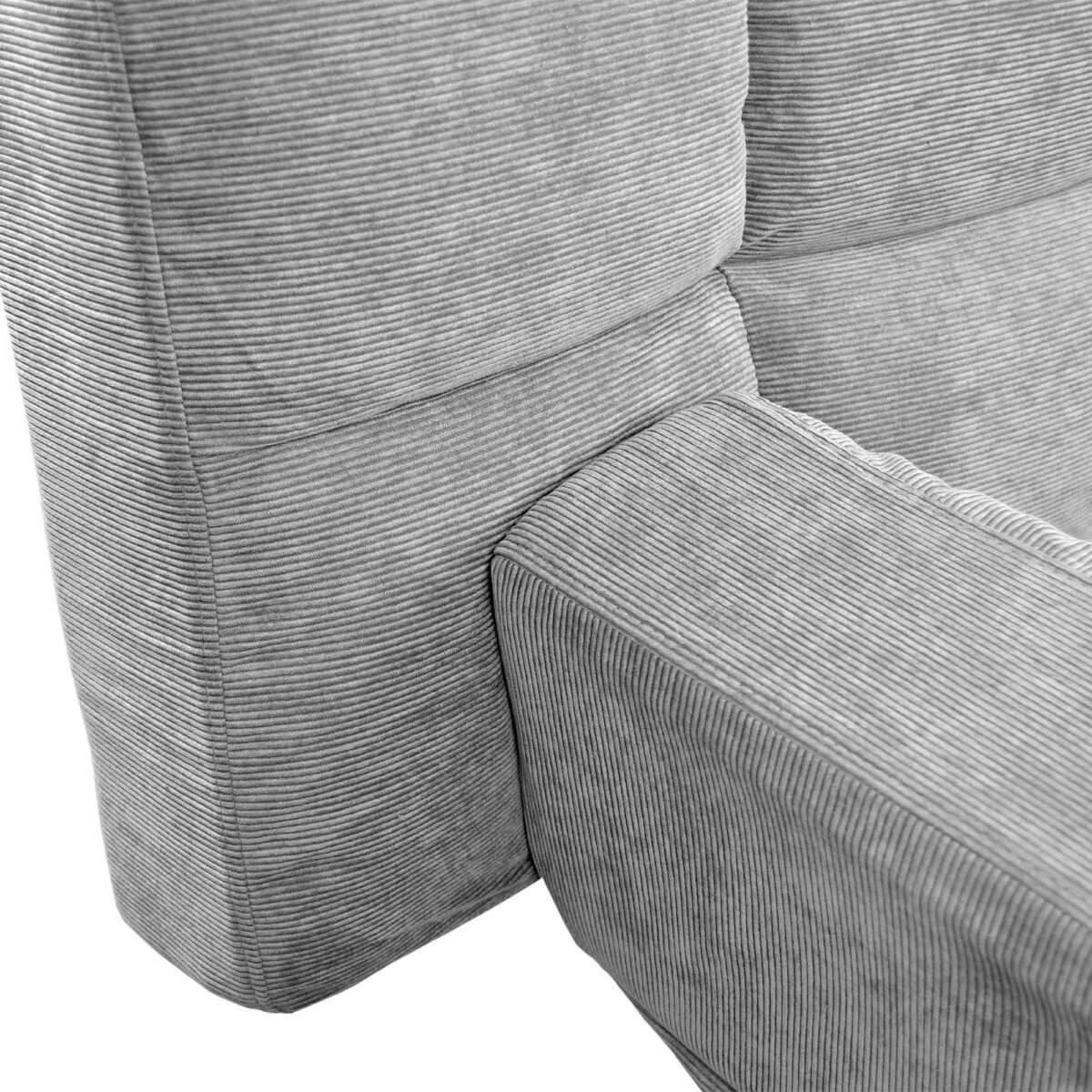 Lm-58 Dark Grey Velvet Extendable Sofa - Image 6