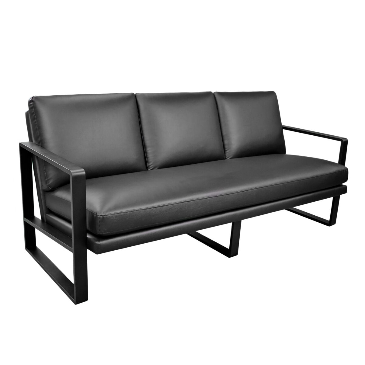 York 3-Seater Sofa Black - Image 2