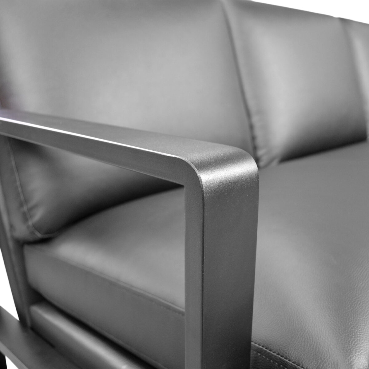 York 3-Seater Sofa Black - Image 3