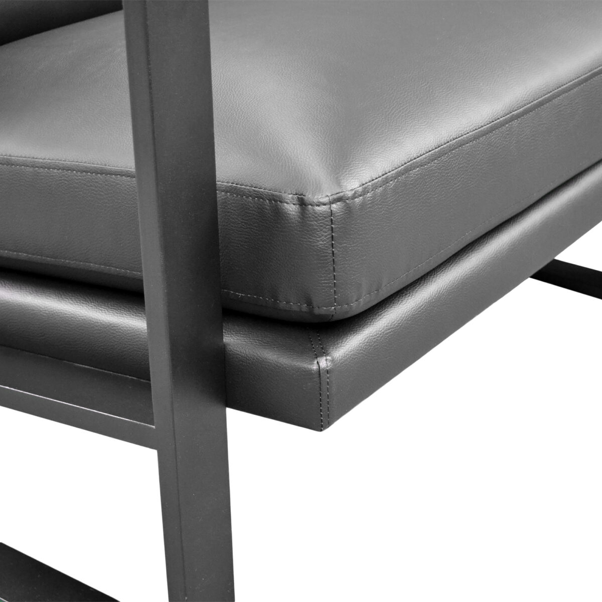 York 3-Seater Sofa Black - Image 6