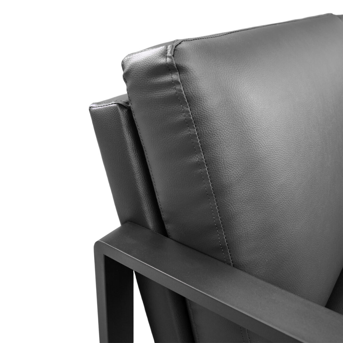 York 3-Seater Sofa Black - Image 7
