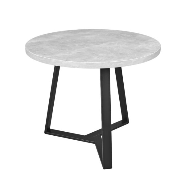 CALIPSO Concrete Table Ø90 Discover the CALIPSO concrete table with a diameter of 90 cm, perfect for your kitchen. It features a modern and elegant design, ideal for any decor. Choose quality and style with this kitchen table!