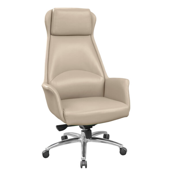 Aeron Office Armchair Camel Discover the comfort you need at the office with the AERON Camel chair! Featuring an elegant design, chrome-plated steel support, and eco-leather upholstery, this chair offers ergonomic adjustment with a Multiblock mechanism. Perfect for relaxation while working.