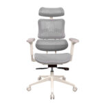 Office Armchair CM-B137AW-4 Grey-White - Image 2