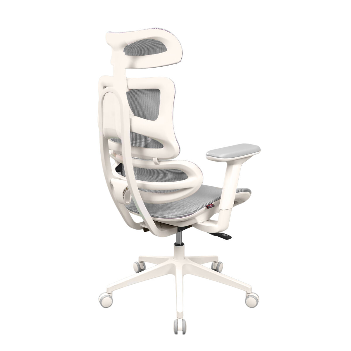Office Armchair CM-B137AW-4 Grey-White - Image 4