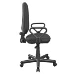 Office Armchair COMFORT Black-A1 - Image 3