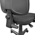 Office Armchair COMFORT Black-A1 - Image 6