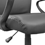 Office Armchair F-6830 Black - Image 5
