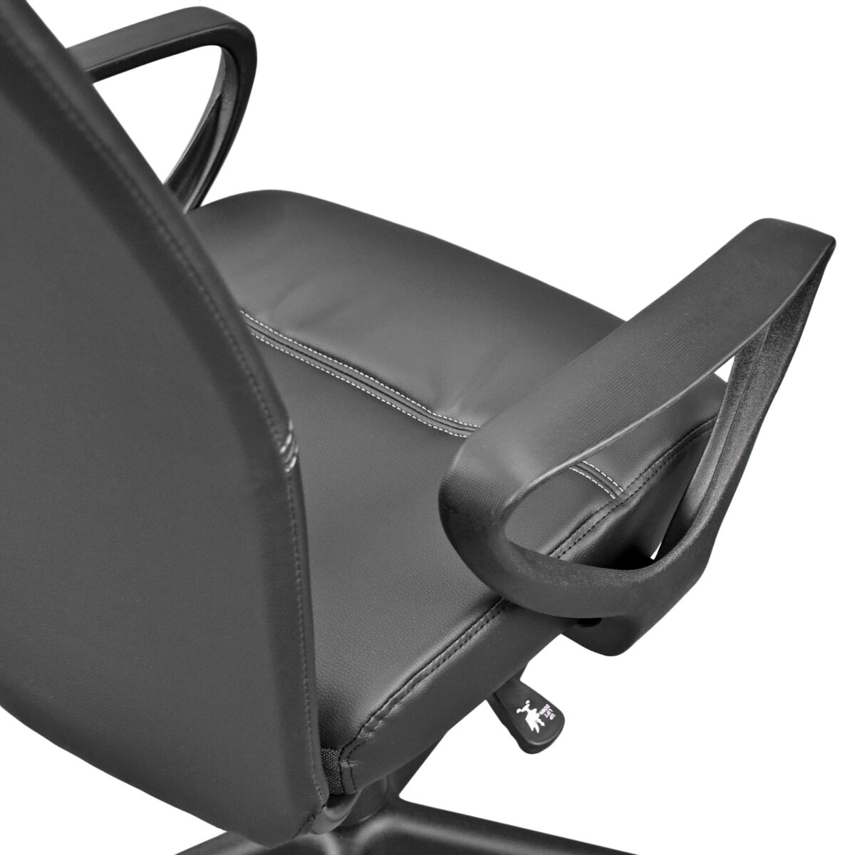 Office Armchair F-6830 Black - Image 6