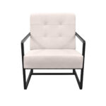 Milton Beige Armchair - Image 2