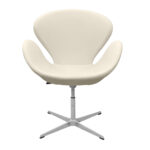 Topaz White Swivel Armchair - Image 2