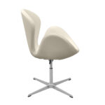 Topaz White Swivel Armchair - Image 3