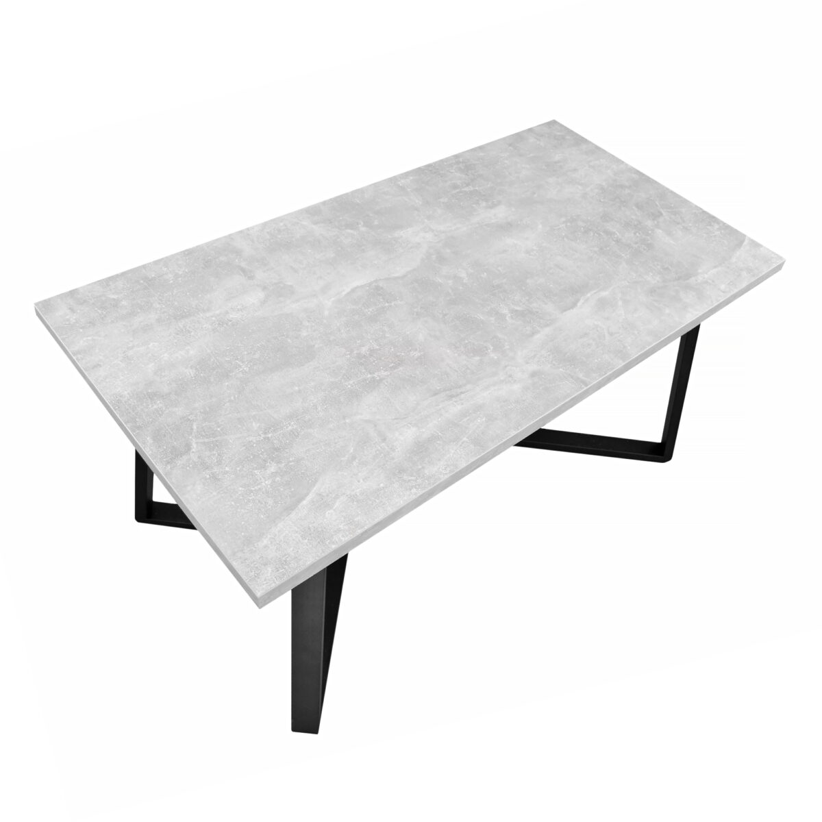FRIDA Table Concrete + Black Legs 150×80 - Image 6