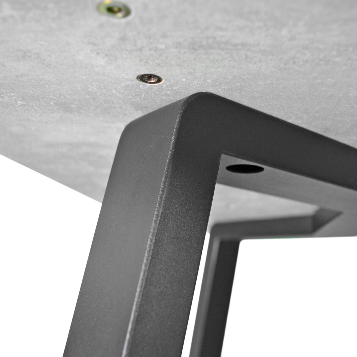 FRIDA Table Concrete + Black Legs 150×80 - Image 8