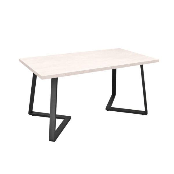 FRIDA Table Silk+Black Legs 150×80 Discover the FRIDA Silk table with black legs, perfect for your kitchen! With dimensions of 150x80 cm, it adds a touch of elegance and functionality to your space. Ideal for family meals or gatherings with friends.