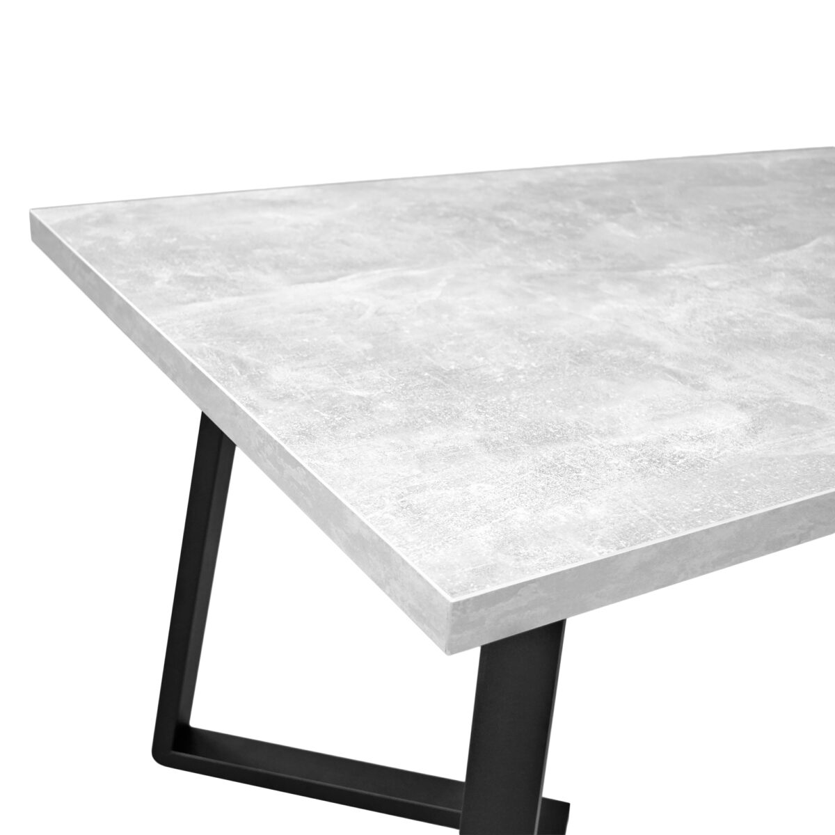 Masă FRIDA Beton+Black Legs 180×90 — изображение 7