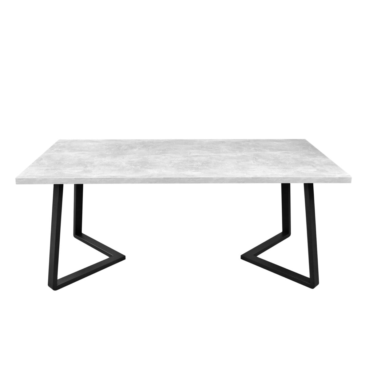 Masă FRIDA Beton+Black Legs 180×90 — изображение 5