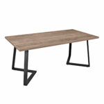 FRIDA Colonial Table + Black Legs 180×90 Discover the FRIDA Colonial table with black legs, ideal for an office, measuring 180×90 cm. A perfect combination of elegant design and functionality, perfect for your workspace!