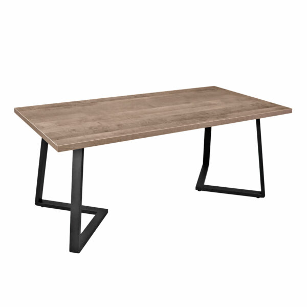FRIDA Colonial Table + Black Legs 180×90 Discover the FRIDA Colonial table with black legs, ideal for an office, measuring 180×90 cm. A perfect combination of elegant design and functionality, perfect for your workspace!