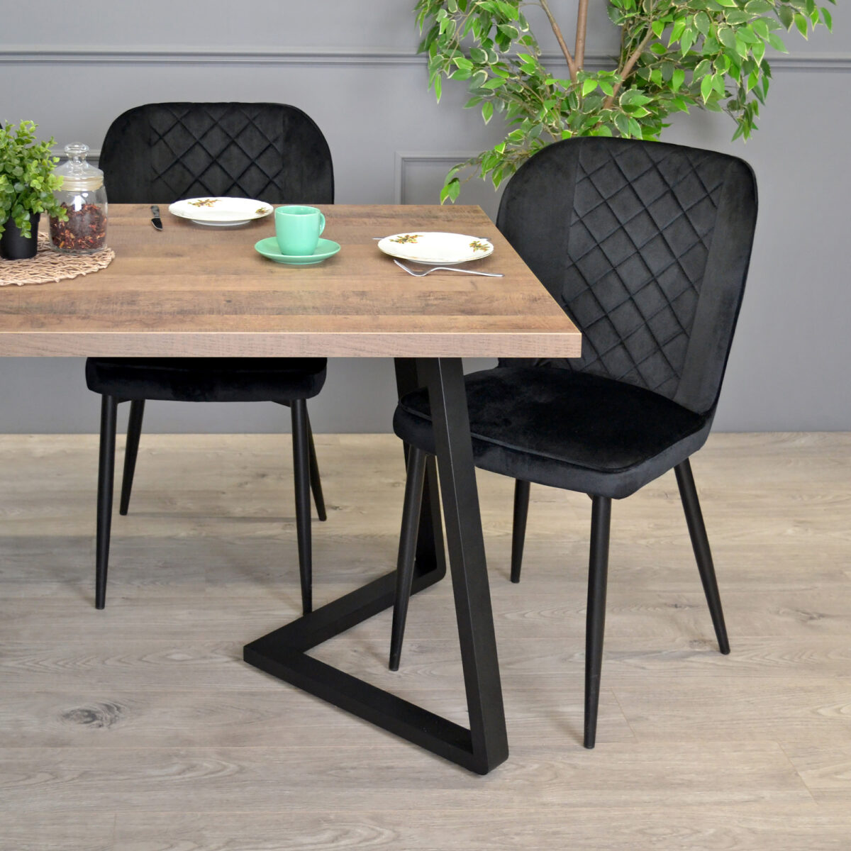 FRIDA Colonial Table + Black Legs 180×90 - Image 3