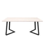 Masă FRIDA Mătase+Black Legs 180×90 — изображение 5