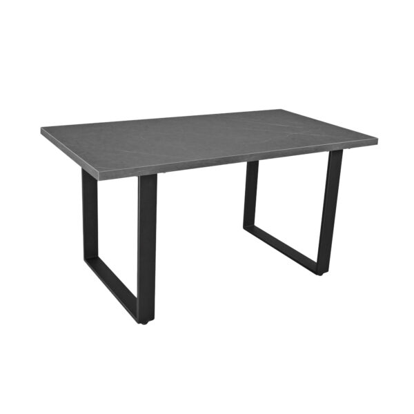 HANA Black Marble Table 150×80 Discover the HANA black marble table, measuring 150×80 cm, perfect for adding a touch of elegance to your kitchen. Ideal for family meals or gatherings with friends, this table combines style and functionality.