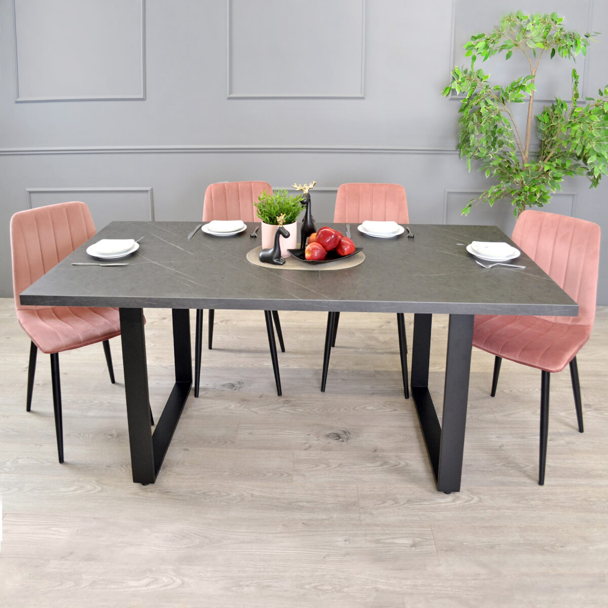 HANA Black Marble Table 180×90 - Image 4