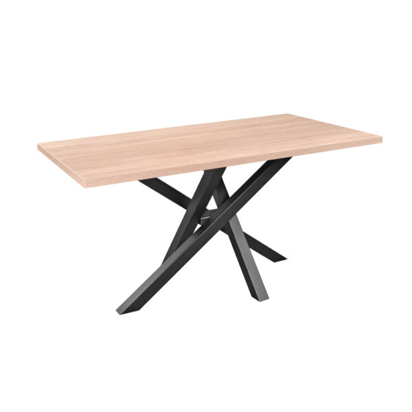 Dakota Sonoma Table 150×80 Discover the Dakota Sonoma table 150×80, perfect for your kitchen. An elegant and functional choice that will add a touch of style to any space. Ideal for family meals or gatherings with friends. Choose quality and modern design!