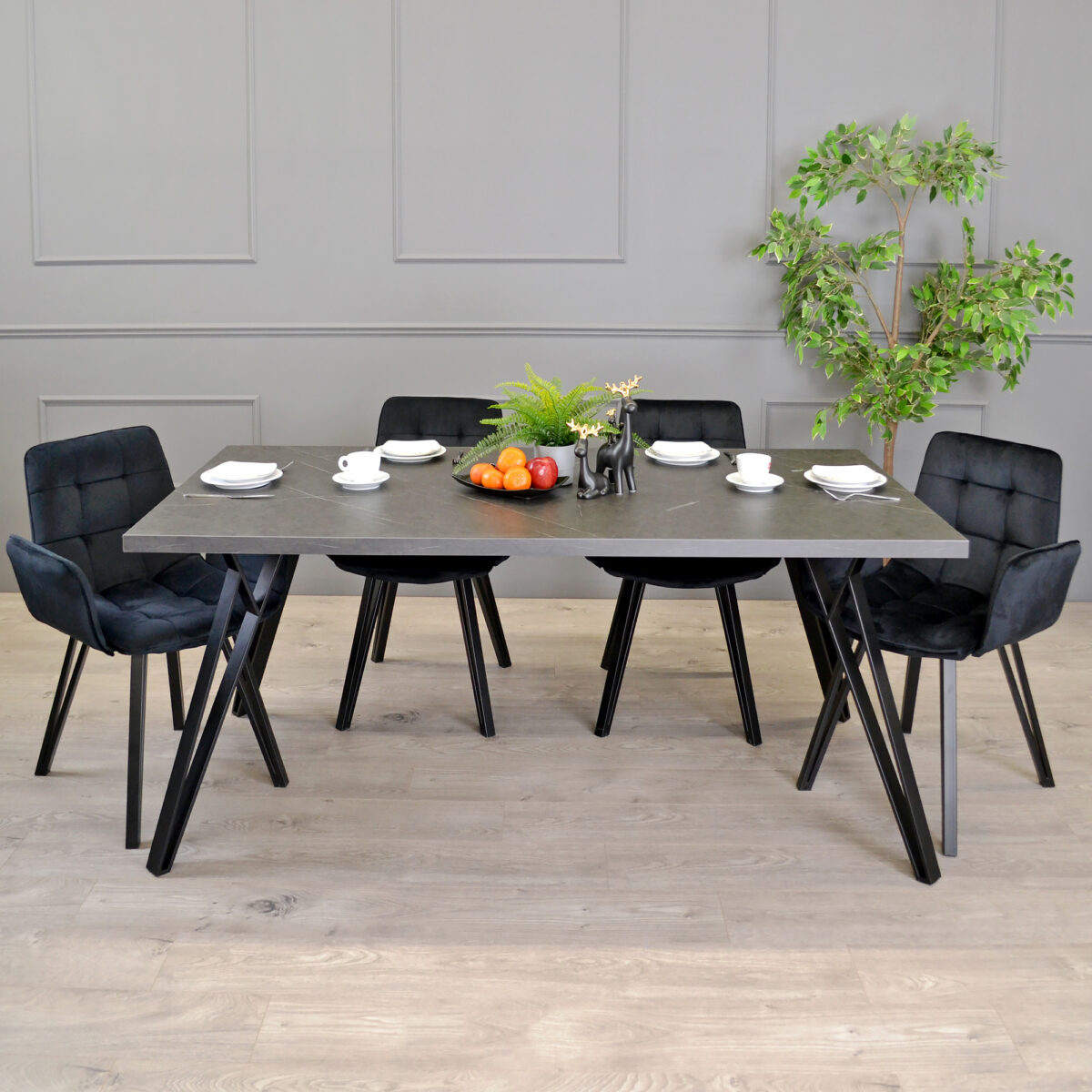 TOKYO Black Marble Table 180×90 - Image 4