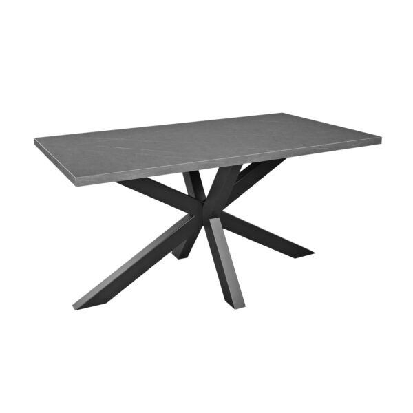 VESTA Black Marble Table 150×80 Discover the VESTA table made of black marble, measuring 150×80 cm, perfect for your kitchen. It adds an extra touch of elegance and style to any decor. An ideal choice for those who appreciate quality and modern design.