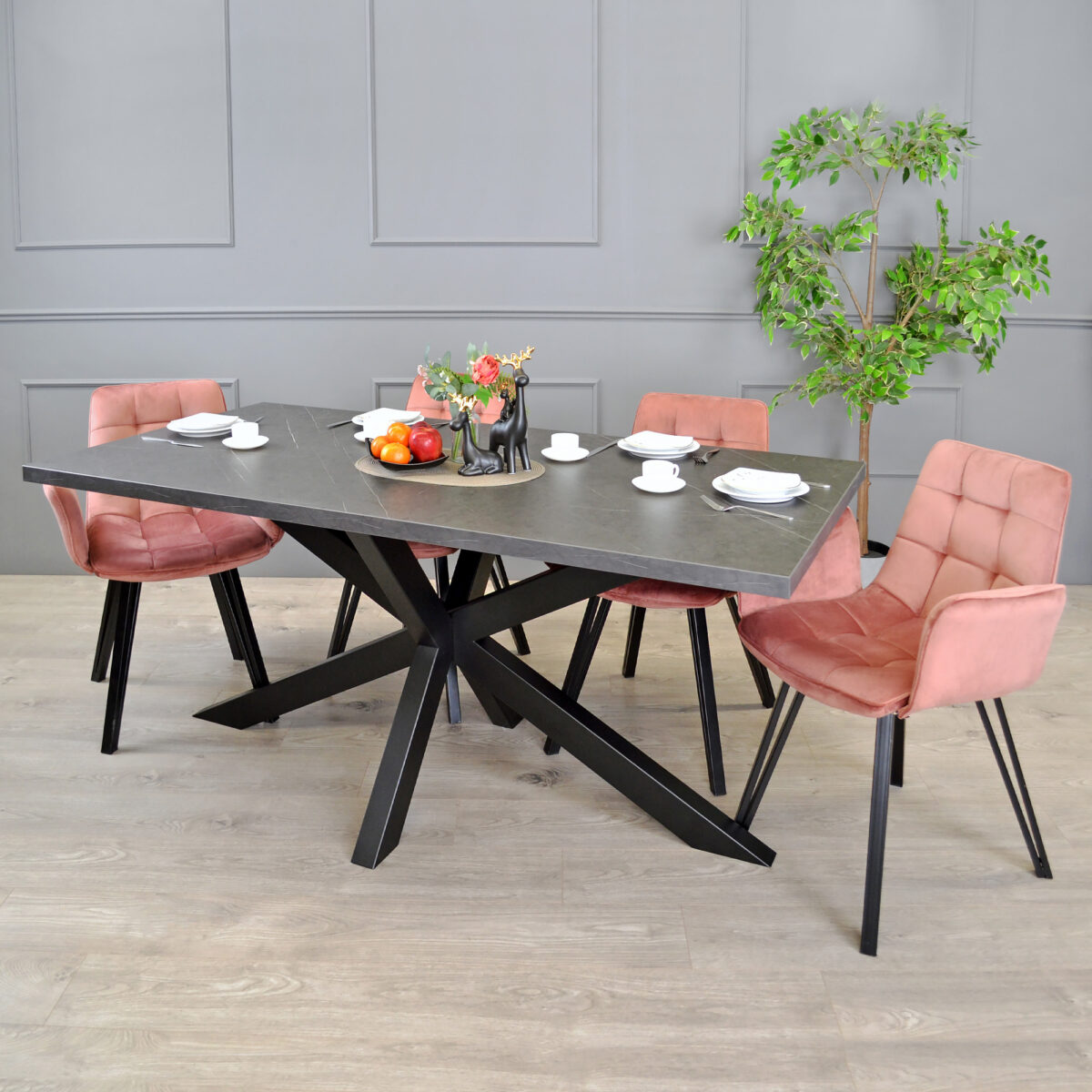 VESTA Table Black Marble 180×90 - Image 2