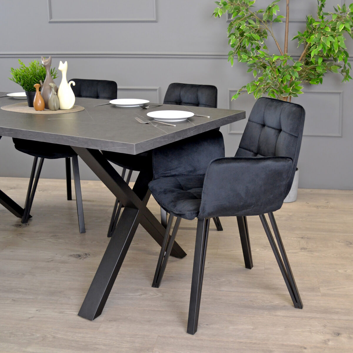 Onix Black Marble Table 180×90 - Image 3