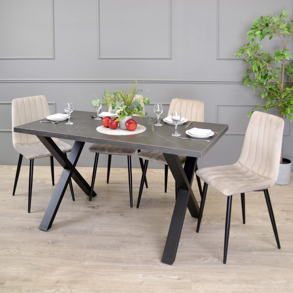 Onyx Black Marble Table 150×80 - Image 2
