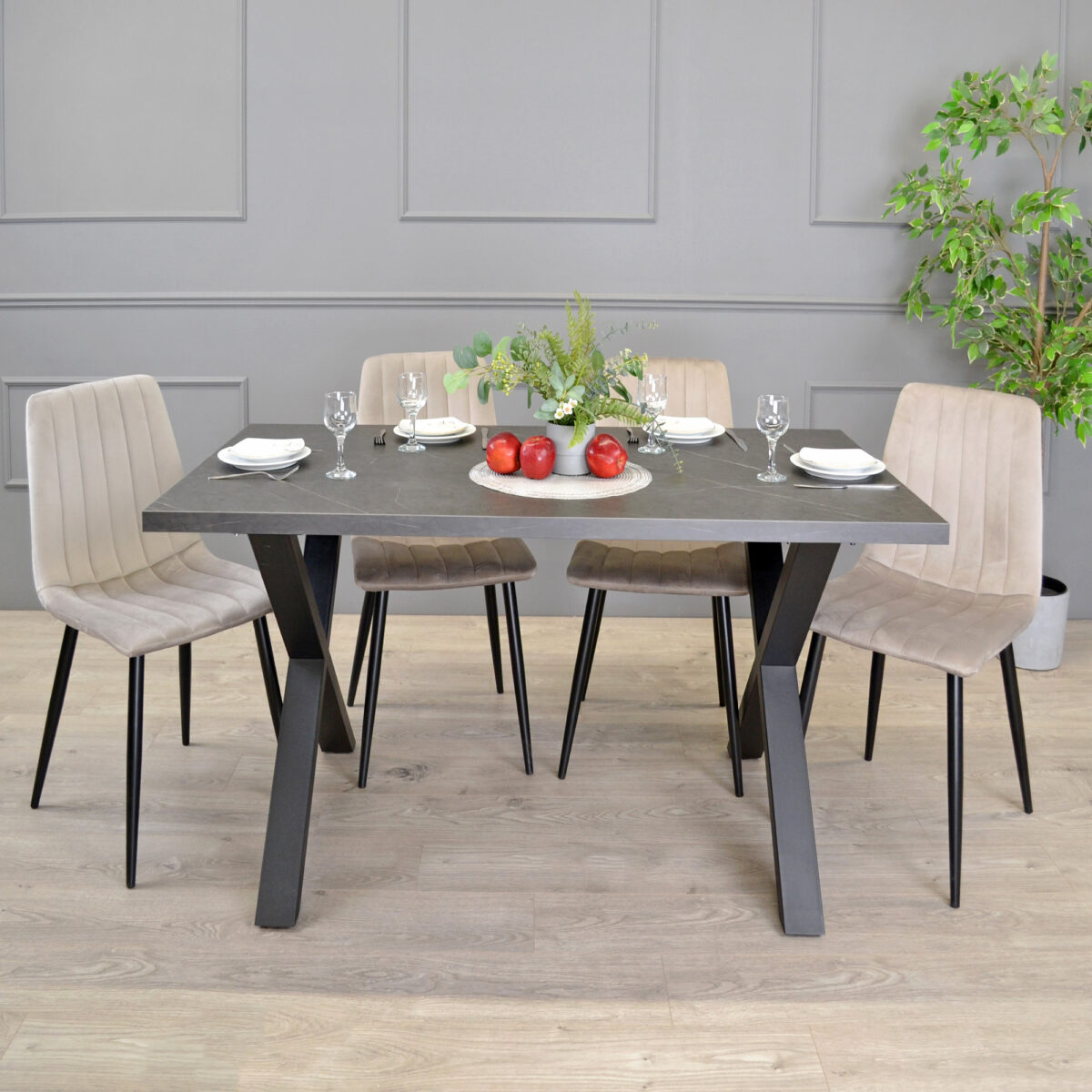 Onyx Black Marble Table 150×80 - Image 4