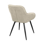 Daisy Beige Velvet Chair - Image 4
