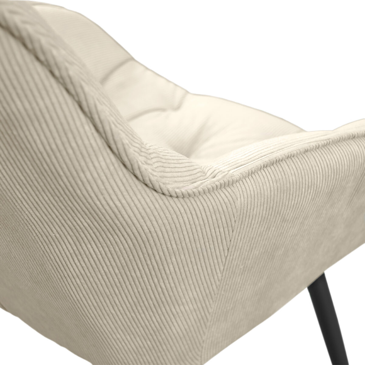 Daisy Beige Velvet Chair - Image 8