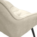 Daisy Beige Velvet Chair - Image 8