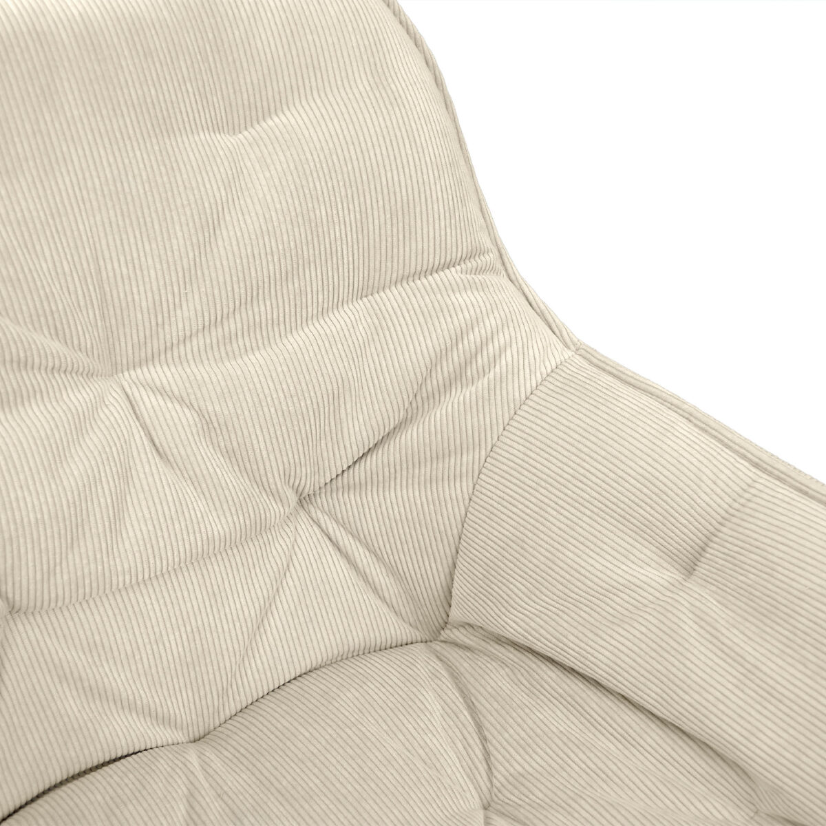 Daisy Beige Velvet Chair - Image 6