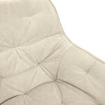 Daisy Beige Velvet Chair - Image 6