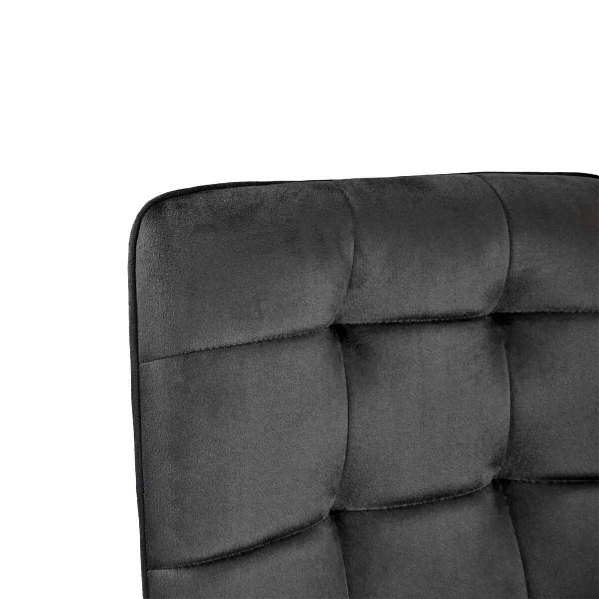 Laus Velvet Black Bar Chair - Image 6