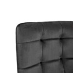 Laus Velvet Black Bar Chair - Image 6