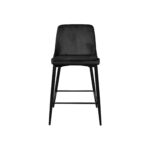 Classic Small Black Bar Stool + Black Legs - Image 2
