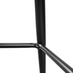 Classic Bar Chair Black + Black Legs - Image 8