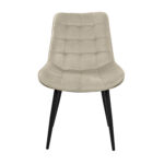 Стул Hans~Catifea Beige HLR9+Black Legs — изображение 2