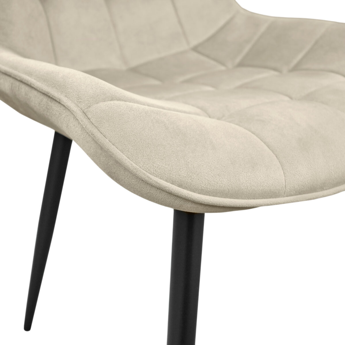 Стул Hans~Catifea Beige HLR9+Black Legs — изображение 5