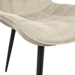 Стул Hans~Catifea Beige HLR9+Black Legs — изображение 5