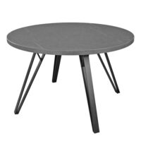 TOKYO Rondo Black Marble Table Ø1300 