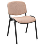 ISO C-25 Beige Office Chair Discover the comfort of the ISO C-25 Beige office chair, perfect for work! Made from metal, plywood, and polyurethane foam, it is upholstered in soft fabric. Adjustable height, width of 43 cm, and depth of 48 cm. Also available in other colors. Enjoy a pleasant ambiance at the office!