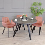 TOKYO Rondo Black Marble Table Ø1300 - Image 2